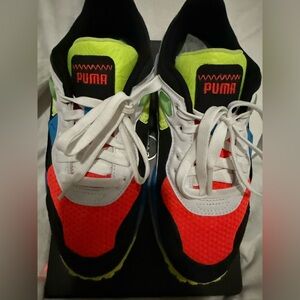 Puma Sneakers - Red, Black, and Green